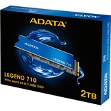 ADATA LEGEND 710 2 TB, Unidad de estado sólido azul/Dorado