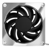 Alphacool Apex Stealth Metal 120mm Lüfter 2000rpm, Ventilador cromado/Negro