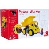 BIG Power-Worker Kipper + Figur, Vehículo de juguete amarillo/Gris, Camión basculante, 2 año(s), Negro, Amarillo