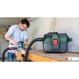 Bosch AdvancedVac 18V-8 8 L Aspiradora cilíndrica Seca y húmeda Bolsa para el polvo, Aspiradora en húmedo y en seco verde, Aspiradora cilíndrica, Seca y húmeda, Bolsa para el polvo, 8 L, Negro