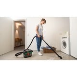 Bosch AdvancedVac 18V-8 8 L Aspiradora cilíndrica Seca y húmeda Bolsa para el polvo, Aspiradora en húmedo y en seco verde, Aspiradora cilíndrica, Seca y húmeda, Bolsa para el polvo, 8 L, Negro