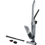 Bosch Serie 4 BBH3K2801 aspiradora de mano Plata Sin bolsa, Aspirador vertical plateado, Secar, Filtrado, Sin bolsa, Plata, Batería, 55 min