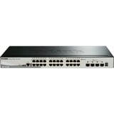 D-Link DGS-1510 Gestionado L3 Gigabit Ethernet (10/100/1000) Negro, Interruptor/Conmutador Gestionado, L3, Gigabit Ethernet (10/100/1000), Bidireccional completo (Full duplex), Montaje en rack