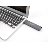 DeLOCK Carcasa externa M.2 NVMe PCle SSD, SATA SSD, Caja de unidades gris