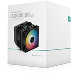 DeepCool AG620 BK ARGB, Disipador de CPU negro