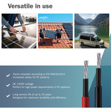 Digitus Cable de extensión solar Ø 6mm² PV 1.500 Voltios 