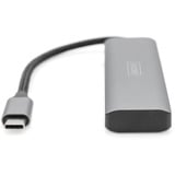 Digitus USB-C de 4 puertos, Hub USB plateado