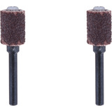 Dremel Cinta abrasiva Ø 6,4 mm, grano 60, con vástago de lijado, Banda de lijado 