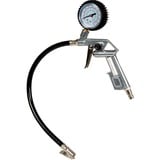 EINHELL 4137000 manómetro para neumáticos 0 - 8 bar Manómetro analógico, Equipos de llenado de neumáticos negro, Manómetro analógico, 0 - 8 bar, Barra, Negro, Plata, Analógica, 300 g