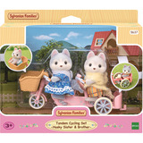 EPOCH Sylvanian Families - Set de Juego Tándem con Figuras, Juegos de construcción 