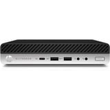 HP EliteDesk 800 G4 MP Generalüberholt, Mini-PC  negro/Plateado
