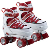 HUDORA Patines en línea T. 28-31 rojo/blanco