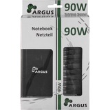 Inter-Tech Argus USN90-UCB adaptador e inversor de corriente Universal 90 W Negro, Fuente de alimentación negro, Universal, Universal, 110-240 V, 50/60 Hz, 90 W, 20 V