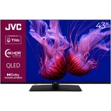 JVC LT-43VUQ3455 Televisor 109,2 cm (43") 4K Ultra HD Smart TV Wifi Negro, TV QLED negro, 109,2 cm (43"), 3840 x 2160 Pixeles, QLED, Smart TV, Wifi, Negro