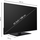 JVC LT-43VUQ3455, TV QLED negro