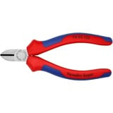 KNIPEX 70 02 125, Alicates de corte rojo/Azul