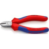 KNIPEX 70 02 125, Alicates de corte rojo/Azul