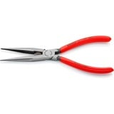 KNIPEX Alicates planos redondos con corte 26 11 200, alicates pico de cigüeña, Pinza rojo/Azul