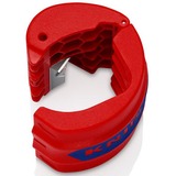 KNIPEX BiX, cortatubos para tubos de plástico y manguitos de sellado, Corta tubos rojo/Azul