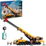LEGO City Grúa de Obra Móvil Amarilla, Juegos de construcción Juego de construcción, 9 año(s), Plástico, 1116 pieza(s), 2,08 kg