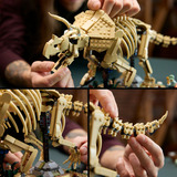 LEGO Jurassic World Fósiles de dinosaurios: Triceratops, Juegos de construcción 