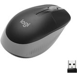 Logitech M190 ratón Ambidextro RF inalámbrico Óptico 1000 DPI negro/Gris, Ambidextro, Óptico, RF inalámbrico, 1000 DPI, Negro, Gris