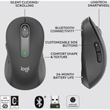 Logitech Signature M650 ratón mano derecha RF Wireless + Bluetooth Óptico 2000 DPI grafito, mano derecha, Óptico, RF Wireless + Bluetooth, 2000 DPI, Grafito