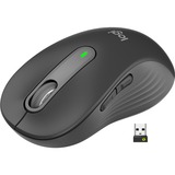 Logitech Signature M650 ratón mano derecha RF inalámbrica + Bluetooth Óptico 2000 DPI grafito, mano derecha, Óptico, RF inalámbrica + Bluetooth, 2000 DPI, Grafito