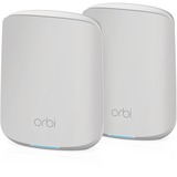 Netgear Orbi RBK352 AX1800 WiFi 6 Dual-band Mesh System Doble banda (2,4 GHz / 5 GHz) Wi-Fi 6 (802.11ax) Blanco 5 Interno, Enrutador de malla blanco/Plateado, Blanco, Interno, Doble banda (2,4 GHz / 5 GHz), Wi-Fi 6 (802.11ax), 802.11a, 802.11b, 802.11g, Wi-Fi 4 (802.11n), Wi-Fi 5 (802.11ac), Wi-Fi 6 (802.11ax), 600 Mbit/s