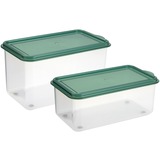 Nicer Dicer 34266, Contenedor transparente/Verde