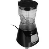 Philips Daily Collection Batidora de 450W con jarra de plástico de 1,25 l, Batidora depie negro, 25 l, Batidora de vaso, 1,25 L, Función de impulso, Picahielos, 450 W, Negro