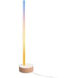 Philips Lámpara de mesa Gradient Signe, Luz de LED blanco/Madera, Philips Hue White and Color ambiance Lámpara de mesa Gradient Signe, Lámpara de mesa inteligente, Bluetooth/Zigbee, Blanco, LED, Aluminio, Bombilla(s) no reemplazable(s)