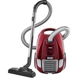 Princess 333001 Aspirador Power DeLuxe, Aspiradora de suelo rojo, 700 W, Aspiradora cilíndrica, Secar, Bolsa para el polvo, 3 L, HEPA