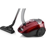 Princess 333001 Aspirador Power DeLuxe, Aspiradora de suelo rojo, 700 W, Aspiradora cilíndrica, Secar, Bolsa para el polvo, 3 L, HEPA