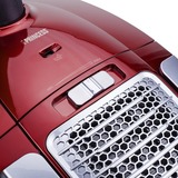Princess 333001 Aspirador Power DeLuxe, Aspiradora de suelo rojo, 700 W, Aspiradora cilíndrica, Secar, Bolsa para el polvo, 3 L, HEPA