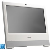 Shuttle X50V7 Intel® Celeron® 39,6 cm (15.6") 1366 x 798 Pixeles Pantalla táctil Pantalla y PC en un mismo equipo Blanco, Barebone blanco, 39,6 cm (15.6"), HD, Pantalla táctil, Intel® Celeron®, 1,8 GHz, Blanco