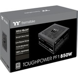 Thermaltake Toughpower PF1 unidad de fuente de alimentación 850 W 24-pin ATX ATX Negro, Fuente de alimentación de PC negro, 850 W, 100 - 240 V, 50/60 Hz, 10 A, 120 W, 650,4 W
