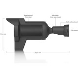 Ubiquiti AI LPR, Cámara de vigilancia negro