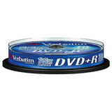 Verbatim DVD+R Matt Silver 4,7 GB 10 pieza(s), DVDs vírgenes DVD+R, 120 mm, Eje, 10 pieza(s), 4,7 GB