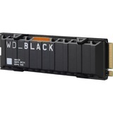 WD SN850 M.2 1000 GB PCI Express 4.0 NVMe, Unidad de estado sólido negro, 1000 GB, M.2, 7000 MB/s