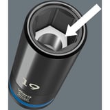 Wera Juego de cambio de ruedas Click-Torque Lock C 3 KFZ 1, 6 piezas, Llave de torsión 