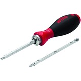 Wiha Destornillador con juego de hojas intercambiables SYSTEM 6 negro/Rojo