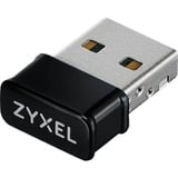 Zyxel NWD6602 WLAN 1167 Mbit/s, Adaptador Wi-Fi Inalámbrico, USB tipo A, WLAN, Wi-Fi 5 (802.11ac), 1167 Mbit/s, Negro