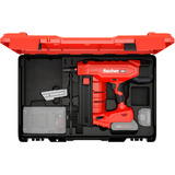 fischer Herramienta de empuje de pernos a batería FXC85 Solo, XL-Boxx, Nagler rojo/Negro
