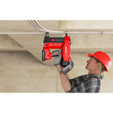 fischer Herramienta de empuje de pernos a batería FXC85 Solo, XL-Boxx, Nagler rojo/Negro
