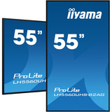 iiyama LH5560UHS-B2AG pantalla de señalización Pizarra de caballete digital 138,7 cm (54.6") LED Wifi 500 cd / m² 4K Ultra HD Negro Procesador incorporado Android 11 24/7, Pantalla de gran formato negro (mate), Pizarra de caballete digital, 138,7 cm (54.6"), LED, 3840 x 2160 Pixeles, Wifi, 24/7