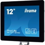 iiyama TF1215MC-B1 pantalla para PC 30,7 cm (12.1") 1024 x 768 Pixeles LCD Pantalla táctil Negro, Monitor LED negro, 30,7 cm (12.1"), 1024 x 768 Pixeles, LCD, 25 ms, Negro