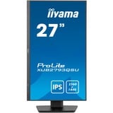 iiyama XUB2793QSU-B7 pantalla para PC 68,6 cm (27") 2560 x 1440 Pixeles Quad HD LED Negro, Monitor LED negro (mate), 68,6 cm (27"), 2560 x 1440 Pixeles, Quad HD, LED, 1 ms, Negro