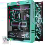 ALTERNATE Gaming-PC Hatsune Miku Edición Especial • RTX 5080 • AMD Ryzen™ 7 9800X3D • 64 GB RAM turquesa/Rosa neón