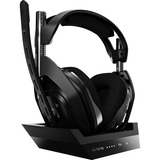 ASTRO Gaming A50 Auriculares Diadema Negro, Auriculares para gaming negro/Plateado, Auriculares, Diadema, Juego, Negro, Binaural, Inalámbrico